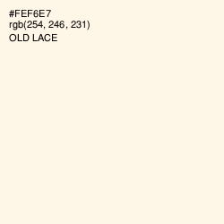 #FEF6E7 - Old Lace Color Image